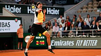 Alexander Zverev Vs Jakub Mensik LIVE Score, French Open: German Up Against Czech Star In Men's Singles Semi-Final | Photo: AP/Jean-Francois Badias : Alexander Zverev in action.